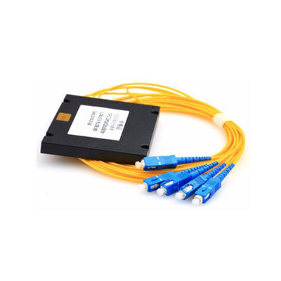SC APC Connector Fiber Optic Splitter 1x4 PLC Splitter 1650 nm